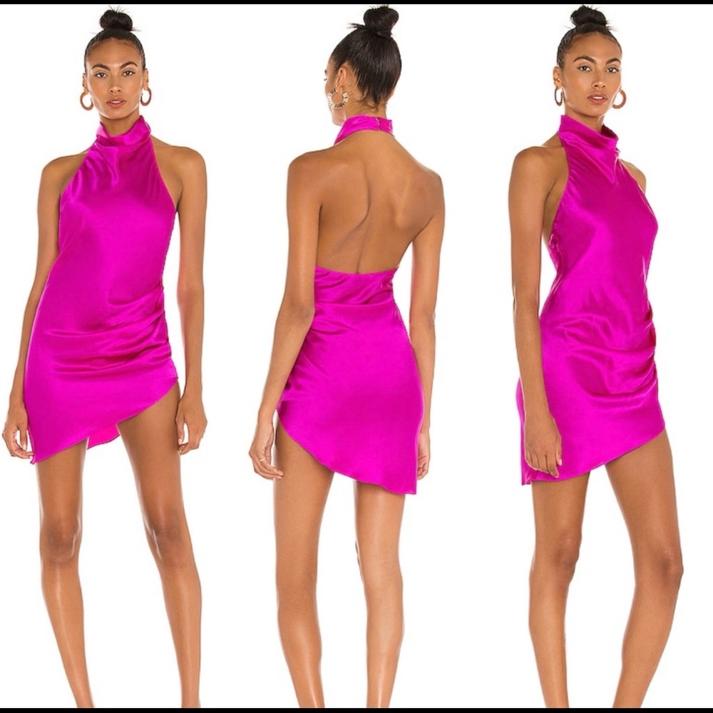 Amanda Uprichard Samba Dress in hot pink💞 Worn once only to take pictures in.